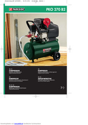 Parkside PKO 270 B2 Bedienungs- Und Sicherheitshinweise