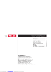 Timex METROPOLITAN+ Benutzerhandbuch