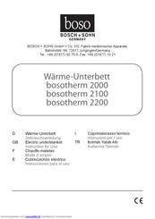 boso bosotherm 2100 Gebrauchsanleitung