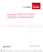Keysight Technologies U1281A Benutzerhandbuch