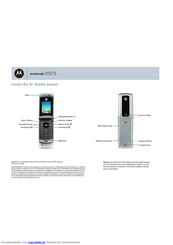 Motorola W375 Anleitung