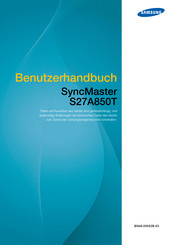 Samsung SyncMaster S27A850T Benutzerhandbuch