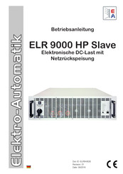 Elektro-Automatik ELR 9750-66 HP Slave Betriebsanleitung