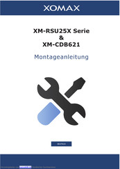 Xomax XM-RSU257BT Montage- Und Kurzanleitung