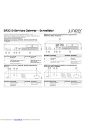 Juniper SRX210H-POE Schnellstart