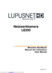 Lupus Electronics LUPUSNETHD LE203 Benutzerhandbuch
