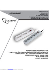 Gembird SPG3-B-6W Handbuch