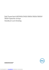 Dell PowerVault MD3820f Handbuch Zum Einstieg