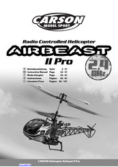 Carson AIRBEAST II Pro Betriebsanleitung