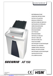 securio AF 150 Betriebsanleitung