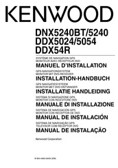 Kenwood DNX5240BT Installations-Handbuch
