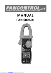 PANCONTROL PAN 600AD+ Bedienungsanleitung