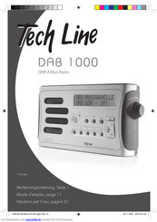Tech Line DAB 1000 Bedienungsanleitung