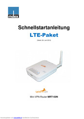 Mdex LTE-Paket Schnellstartanleitung