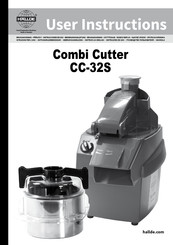 Hallde Combi Cutter CC-32S Bedienungsanleitung