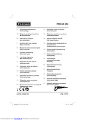 Toolson PRO-US 650 Originalbetriebsanleitung