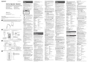 Sony SRS-D313 Bedienungsanleitung