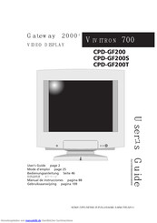 Gateway 2000 CPD-GF200T Bedienungsanleitung