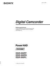 Sony Power HAD DSR-300PK Bedienungsanleitung