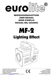 EuroLite MF-2 Bedienungsanleitung