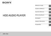 Sony HAP-S1 Referenzhandbuch