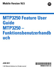 Motorola MTP3250 Funktionsbenutzerhandbuch