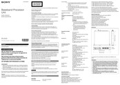Sony BPU4000 Bedienungsanleitung