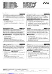 Puls CPS20.241-60 Installationsanleitung