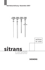 Siemens sitrans LG200 Betriebsanleitung
