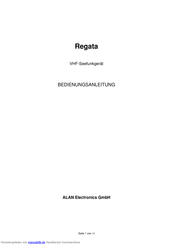 ALAN Electronics Regata Bedienungsanleitung