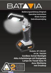 Batavia BT-CWL001 Bedienungsanleitung