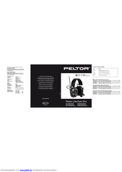 Peltor Lite-Com Pro MT53H7F470-50 Gebrauchsanweisung