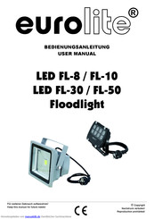 EuroLite LED FL-10 Bedienungsanleitung