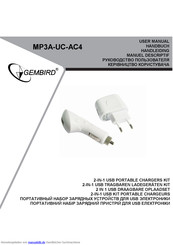 Gembird MP3A-UC-AC4 Handbuch