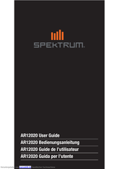 Spektrum AR12020 Bedienungsanleitung
