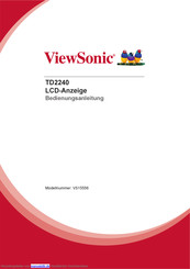 ViewSonic TD2240 Bedienungsanleitung