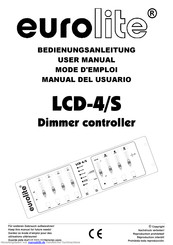 EuroLite LCD-4/S Bedienungsanleitung