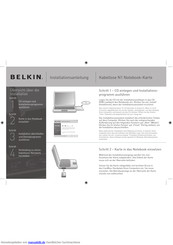 Belkin Router F5D8011 Installationsanleitung
