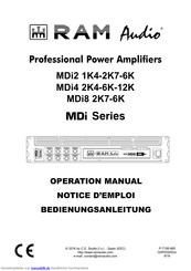 RAM Audio MDi4 2K4-6K-12K Bedienungsanleitung