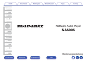 Marantz NA6006 Bedienungsanleitung