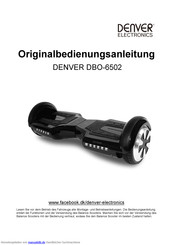 Denver DBO-6502 Bedienungsanleitung