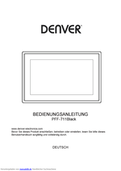 Denver PFF-711Black Bedienungsanleitung