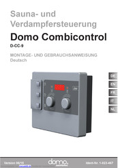 Sentiotec Domo Combicontrol D-CC-9 Montage- Und Gebrauchsanweisung
