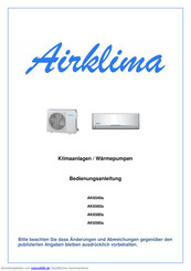 Airklima AK6560s Bedienungsanleitung