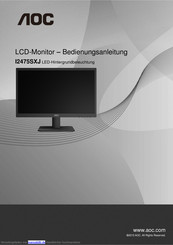 AOC I2475SXJ Bedienungsanleitung