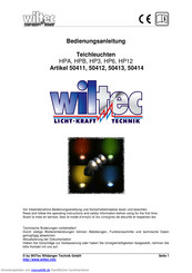WilTec HP6 Bedienungsanleitung