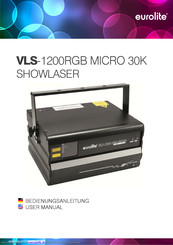 EuroLite VLS-1200RGB MICRO 30K Bedienungsanleitung