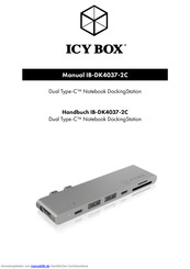 Icy Box IB-DK4037-2C Handbuch