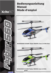 Xciterc Flybar 560XXL Coax blue Bedienungsanleitung