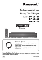 Panasonic DP-UB330 Bedienungsanleitung